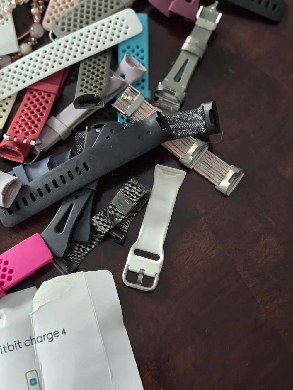 Fitbit 3 or 4 , Replacement Wristbands Assorted Pink, Black, White & Purple